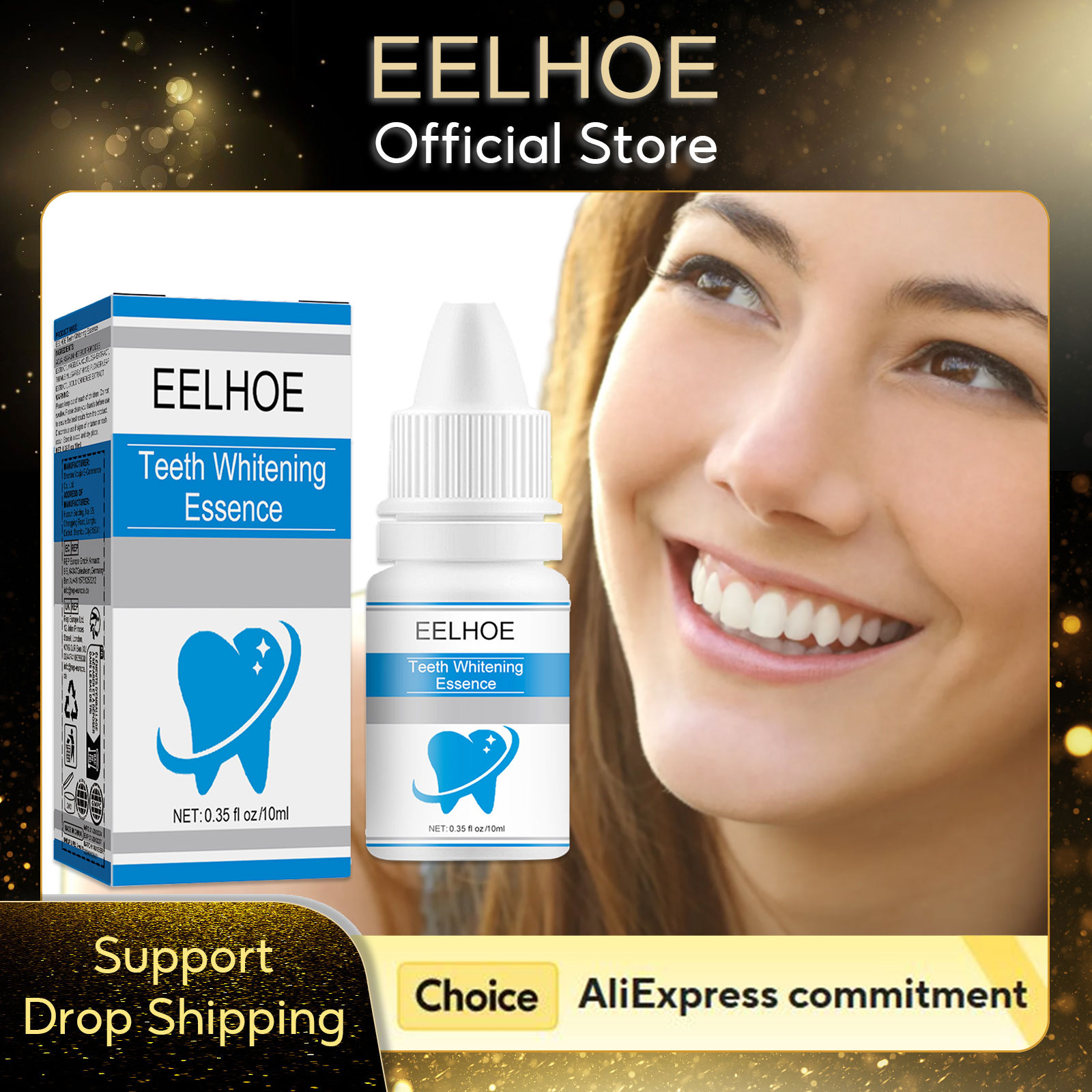 Teeth Whitening Serum - EELHOE Serum wybielające zęby próchnicy usuń