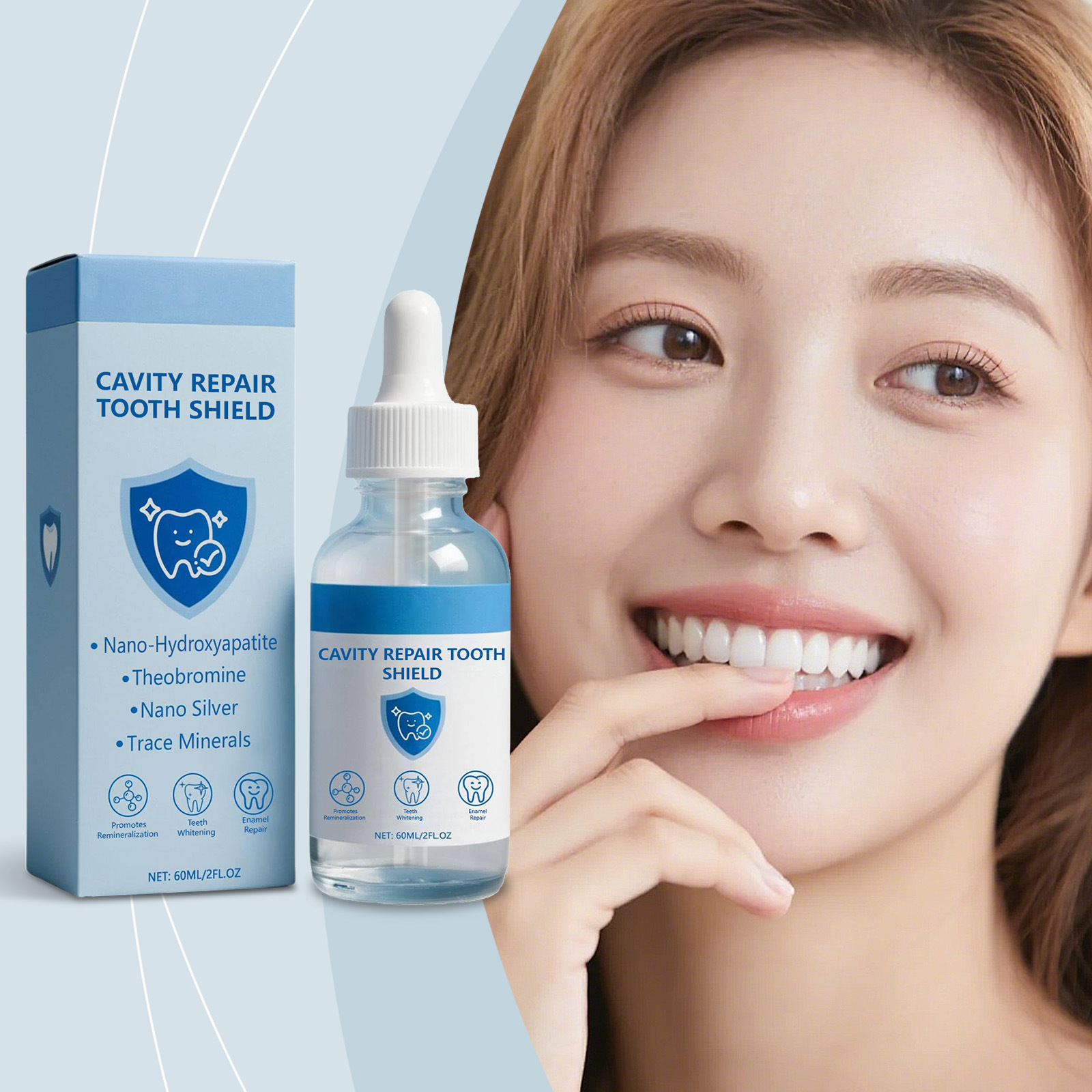 Teeth Whitening Serum - Serum do naprawy dziur w zębach,