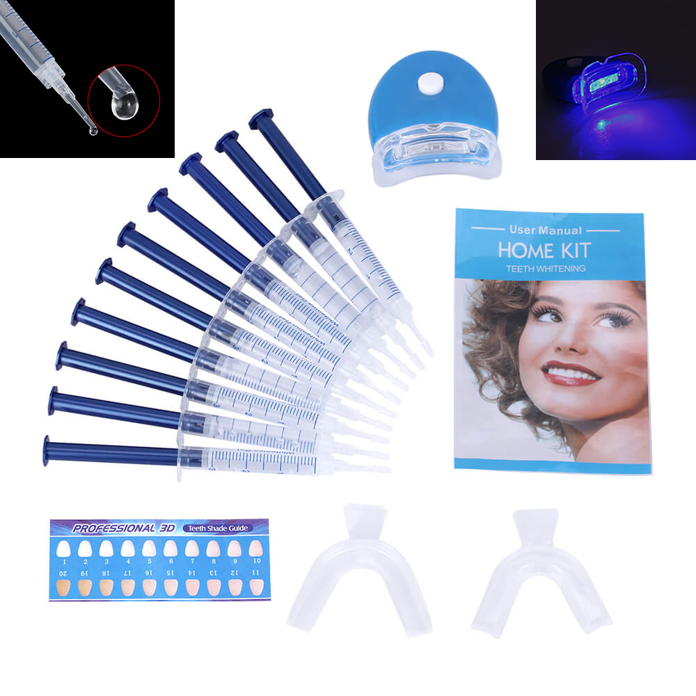 Teeth Whitening Gels - 1 zestaw Wybielanie zębów 44% Peroksyd