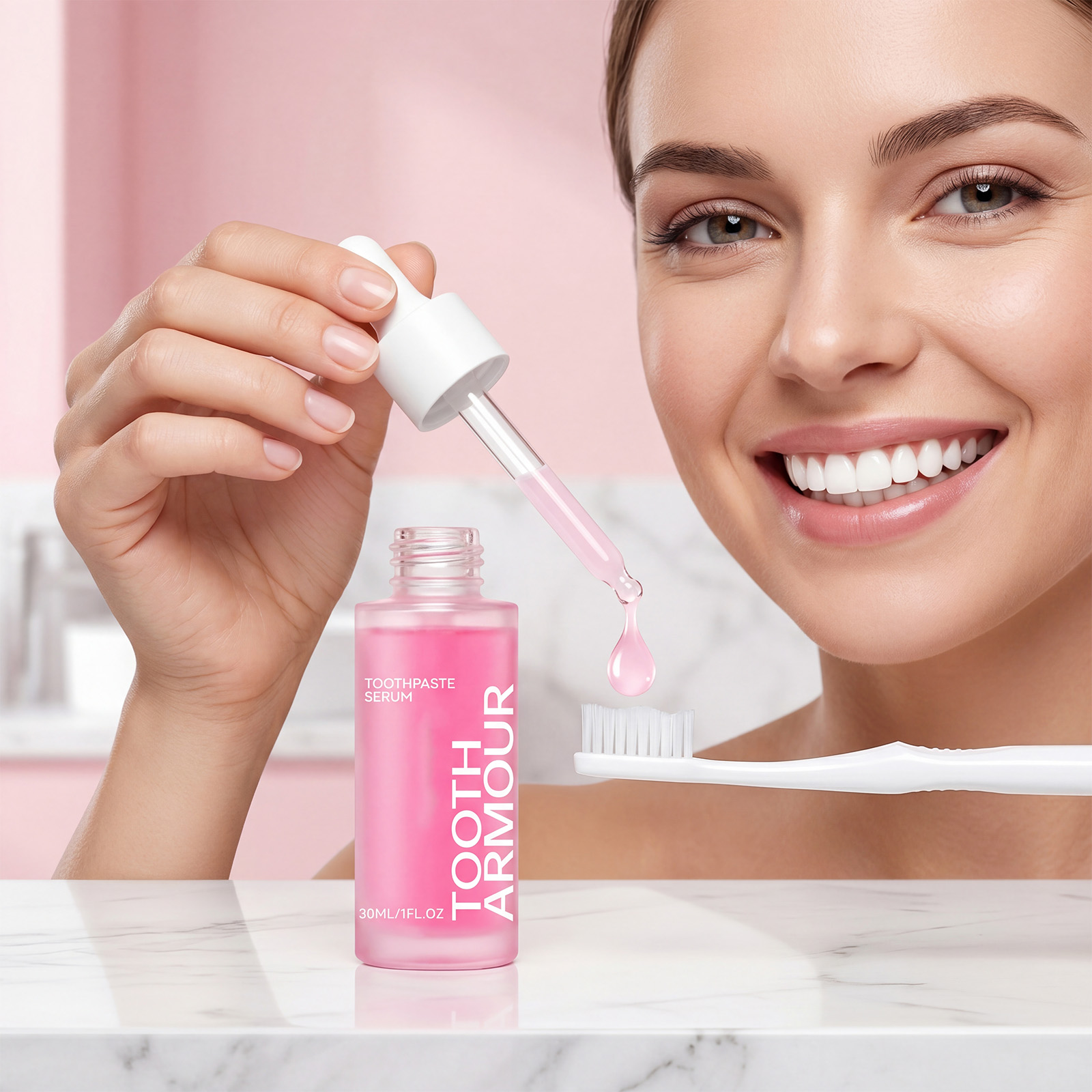 Teeth Whitening Serum - Serum wybielające z nano-hydroksyapatytem Głębokie oczyszczanie