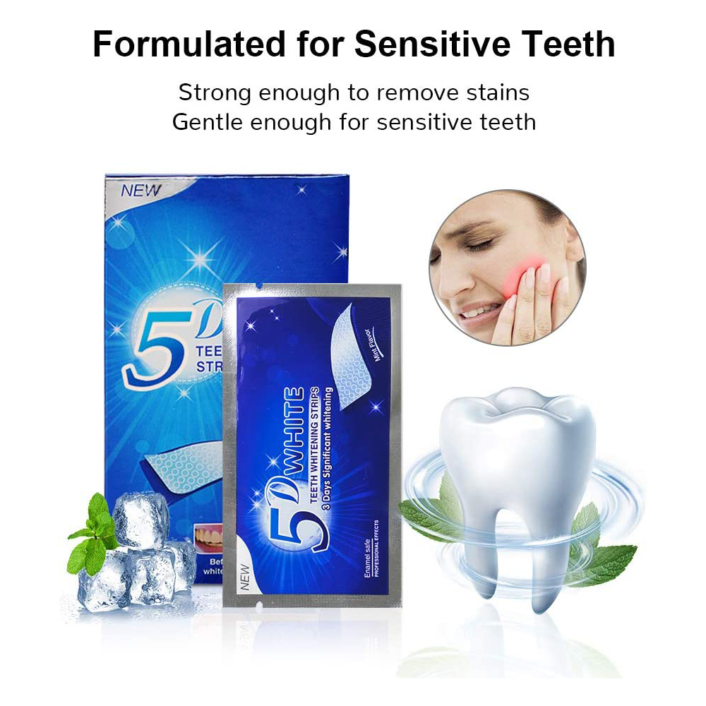 Paski do wybielania zębów 5D,  – Teeth Whitening Gels recenzja i cena