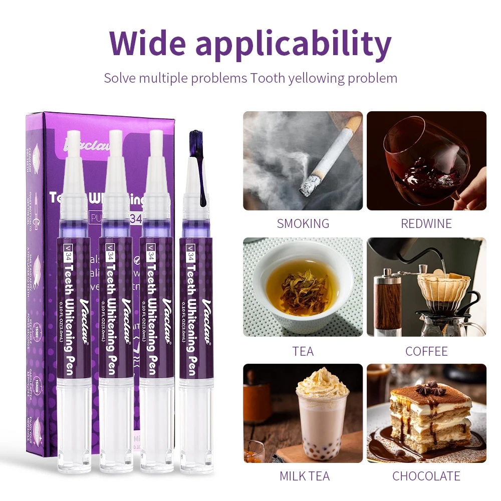 Vaclav V34 Fioletowy żelowy dł – Teeth Whitening Gels recenzja i cena